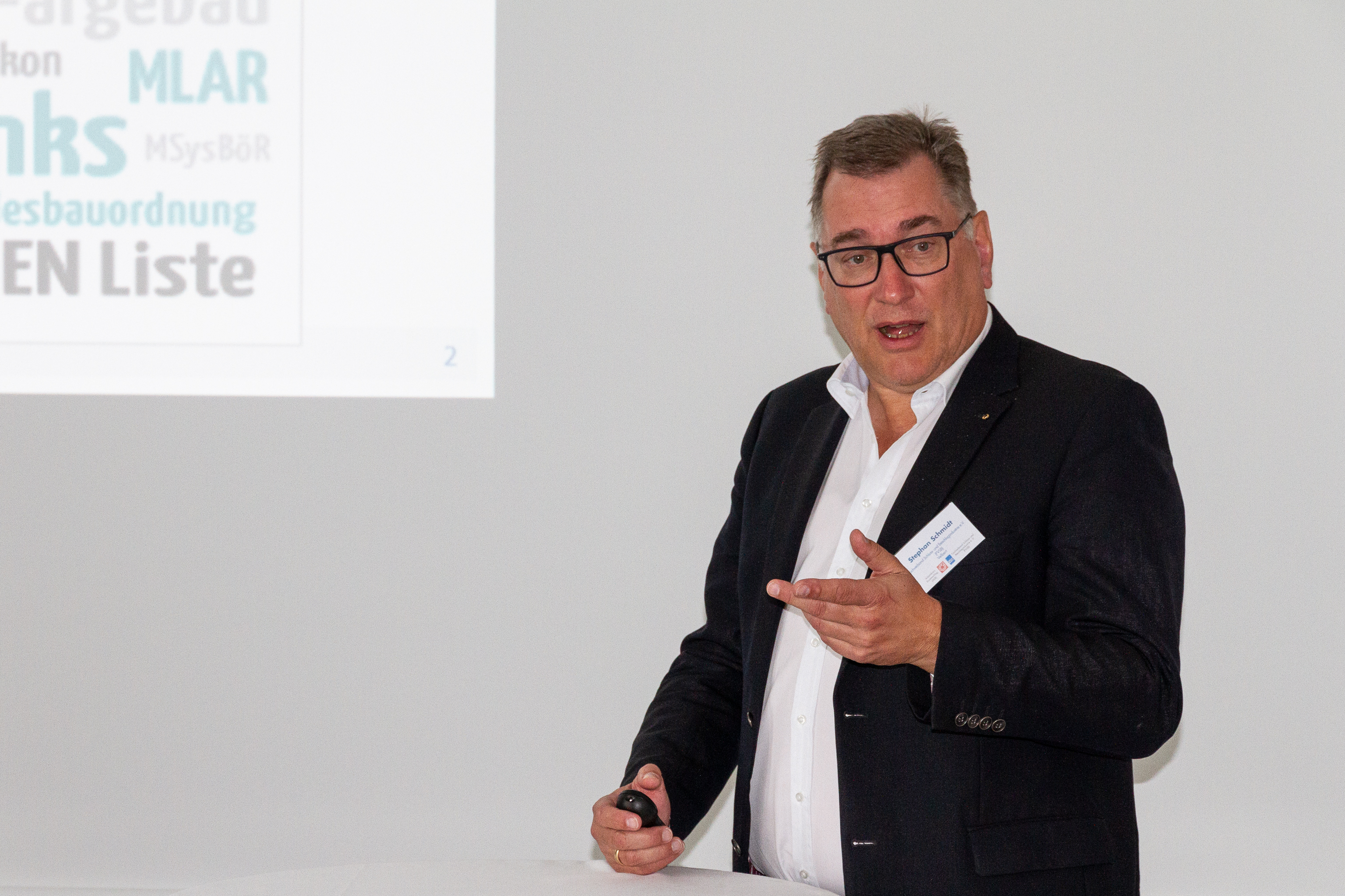 Ständig Konferenz 2021 - Stephan Schmidt FVSB-Geschäftsführer Stephan Schmidt bemängelte, dass der Vorschriftendschungel sich im vergangenen Jahr zum Leid aller Beteiligten nicht gelichtet hat.