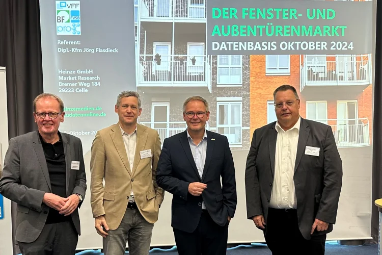 Die Verbändevertreter zur Studie (v.l.): Jochen Grönegräs (BF), Sven Weihe (pro-K), Frank Lange (VFF) und Holger Koch (FVSB).